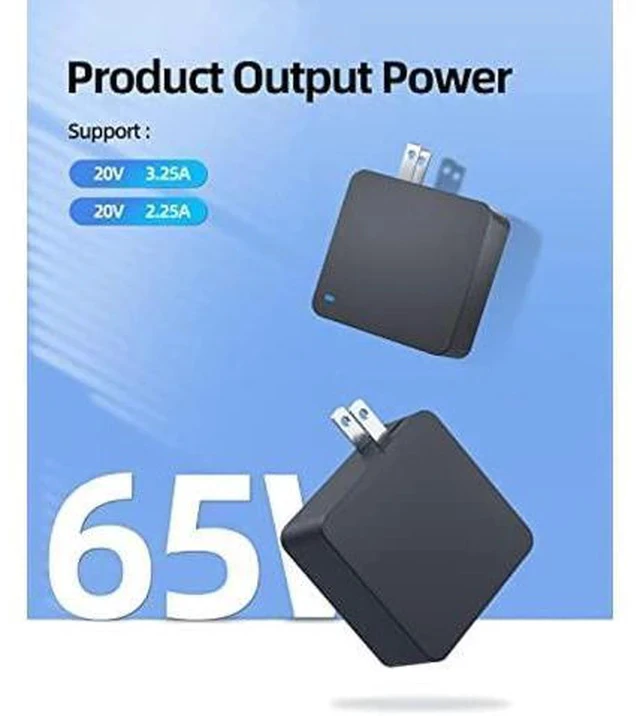 Alt view image 4 of 7 - 65W 45W AC Charger Fit for Lenovo Yoga 710 720 710S 720S 510S 520S 530S 510 520 530 Laptop Power Adapter