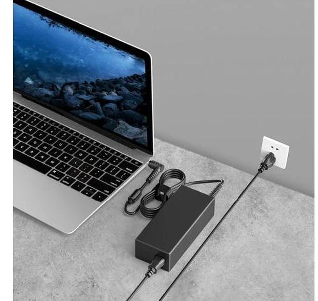 Alt view image 6 of 7 - Ac Charger 65w Fit for HP ProBook 640 650 450 430 440 446 455 470 745 735 725 755 EliteBook 840 850 845 Laptop Cord