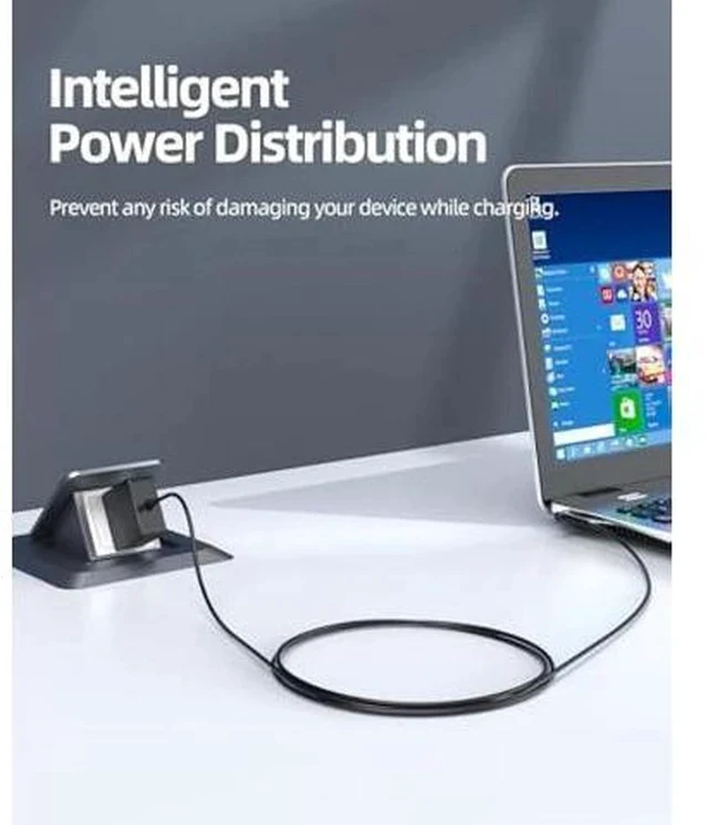 Alt view image 7 of 7 - 65W AC Charger Fit for Lenovo IdeaPad 3 s340 s145 330 320 310 Fit for Yoga 710 720 Laptop Replacement Power Supply Adapter Cord