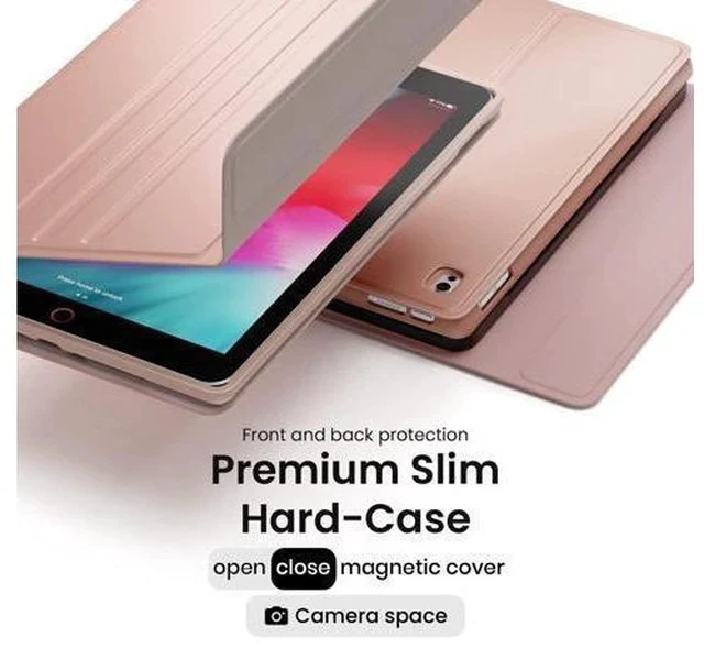 Alt view image 4 of 5 - EVEO iPad Case with Keyboard 10.2'' - iPad 9th Generation Case with Keyboard - for iPad Case 9th Generation/8th Gen/7th iPad Keyboard case 9th Generation iPad case, Built-in Pencil Holder-Rose Gold