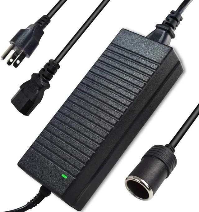 Main image of AC to DC Converter 12V 10A 120W Power Supply 110V-220V to DC 12 Volt Transformer Cigarette Lighter Socket Power Adapter for Air Compressor Car Refrige