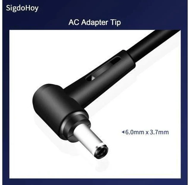 Alt view image 2 of 7 - SigdoHoy 180W Charger Compatible with Asus Rog Zephyrus G14 GA401 G15 GA502,Tuf Gaming F15 F17 A15 A17 FX505, Zenbook Pro 14 Duo Laptop