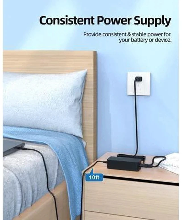 Alt view image 7 of 7 - Charger for Laptop Charger 65W 45W Compact Design for All Round Connectors (UL Safety Certified)