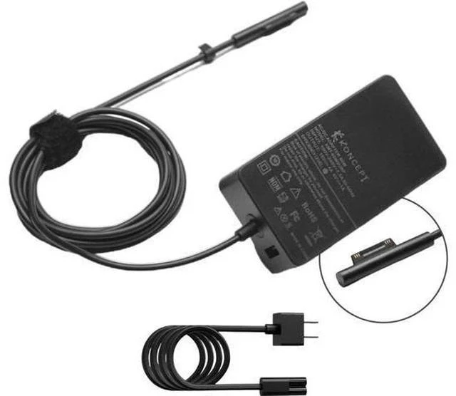 Main image of 65W 15V 4A Surface Pro Laptop Charger - Power Supply AC Adapter 100-240V 50-60Hz for Surface Pro 10/9/8/7/7+/6/5/4/3/X Windows Surface Laptop 6/5/4/3/2/1/Surface Go Tablet Surface Book 3/2/1