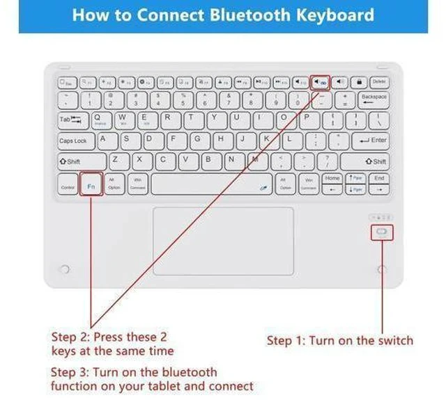 Alt view image 4 of 7 - BQSS Keyboard Case for iPad Air 13 inch(M2) 2024 Case with Keyboard for iPad Pro 12.9 inch 6th/5th/4th Gen Keyboard Cover Detachable Backlit Wireless Keyboard Case with Pencil Holder Pink