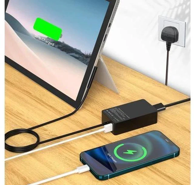 Alt view image 7 of 7 - 102W Surface Book Charger 15V 6.33A Power Supply for Surface Book 3/2/1 Surface Laptop 5/4/3/2 Surface Pro X/9/8/7/6/5th/4/3/2 Surface Go 3/2