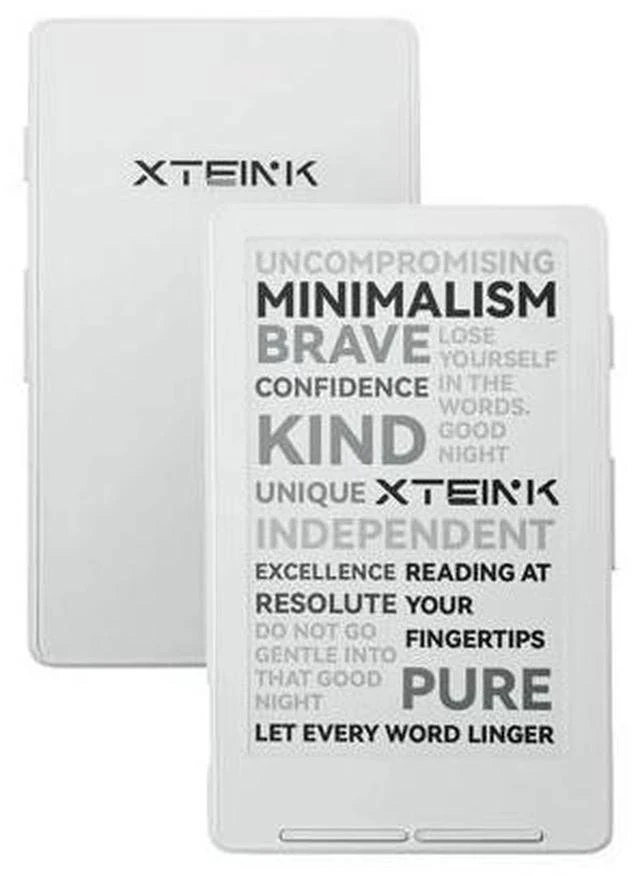 Main image of X4 E-Book Reader (Developer Edition), 4.3" Pocket E-Ink eReader, Physical Page-Turn Buttons, Ultra-Thin 0.23" & 2.72 oz, Magnetic-Ready Design, Distraction-Free Reading, 16GB, Frost White