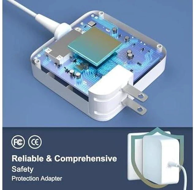 Alt view image 5 of 7 - 85W/60W L Tip Compatible with Mac Book Charger,Power Adapter for 13/15/17 inch Before mid-2012 Models Charger, 6.6FT Cable Adapter Charging Cord