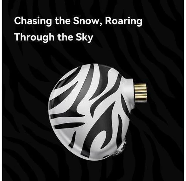 Alt view image 4 of 7 - White Tiger Hybrid Dual Dynamic Driver+Planar Diaphragm 0.78 2Pin Headphones (no mic)