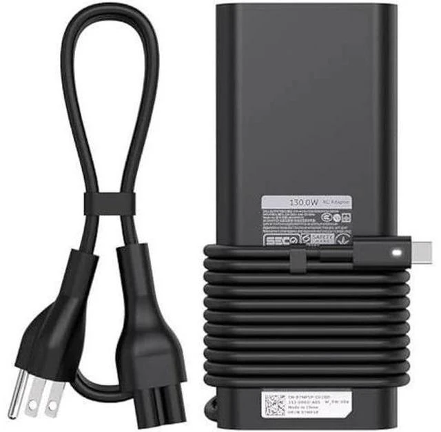 Main image of 130W USB C Charger Compatible with Dell XPS 15 2in1 9575 9500 17 9700 Precision 5530 2in1 5550 5750 3560 Precision M3800 M2800 Inspiron 7347 7348 7459 DA130PM170 HA130PM170 0K00F5