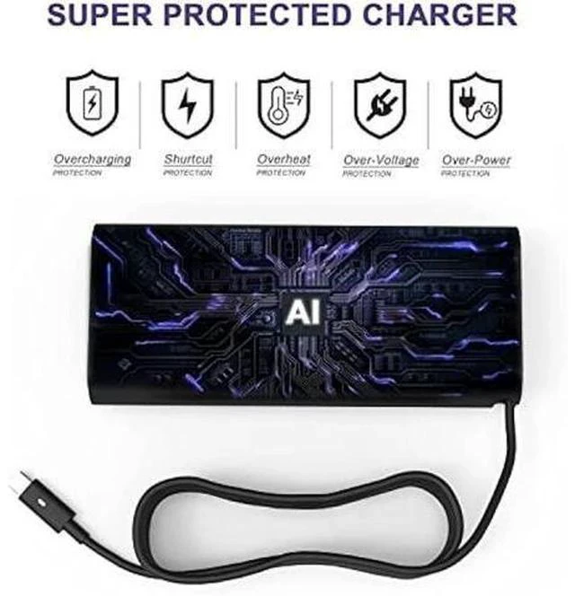 Alt view image 4 of 7 - 130W USB C Charger Compatible with Dell XPS 15 2in1 9575 9500 17 9700 Precision 5530 2in1 5550 5750 3560 Precision M3800 M2800 Inspiron 7347 7348 7459 DA130PM170 HA130PM170 0K00F5