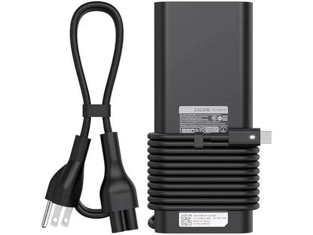 Alt view image 6 of 7 - 130W USB C Charger Compatible with Dell XPS 15 2in1 9575 9500 17 9700 Precision 5530 2in1 5550 5750 3560 Precision M3800 M2800 Inspiron 7347 7348 7459 DA130PM170 HA130PM170 0K00F5