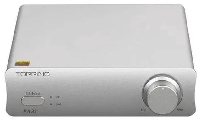 Main image of PA3S Power Amplifier MA12070*2 Class D Fully Balanced Single Ended AMP 80W*2 RCA TRS Power Amplifier (Silver)