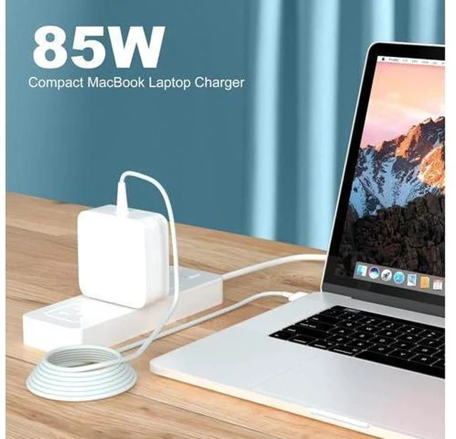 Alt view image 2 of 7 - 85W A1502 A1398 Mac Book Pro Charger - Fast T-Tip Power Adapter Fit for Mac Book Pro 17 15 13 Laptop A1424 Supply Cord (Retina 2012-2015)
