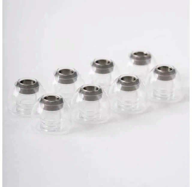 Alt view image 4 of 5 - SOFTEARS UT Titanium Alloy Liquid Silicone Eartips (A Pair-M)