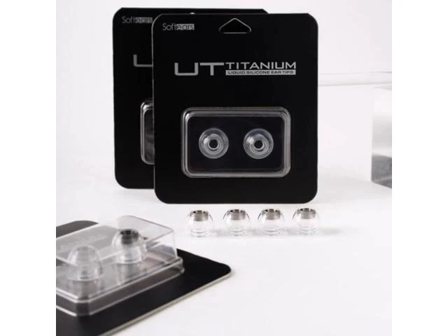 Alt view image 7 of 7 - SOFTEARS UT Titanium Alloy Liquid Silicone Eartips (A Pair-L)
