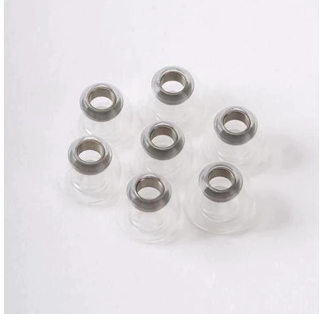 Alt view image 3 of 5 - SOFTEARS UT Titanium Alloy Liquid Silicone Eartips (A Pair-M)