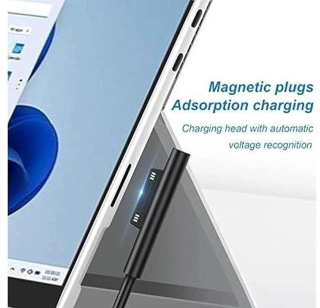 Alt view image 3 of 7 - Charger Compatible with Microsoft Surface Pro, Surface Go Tablet, Surface Book, Support 65W, 44W, 39W, 36W, 24W Microsoft Surface Laptop Charger