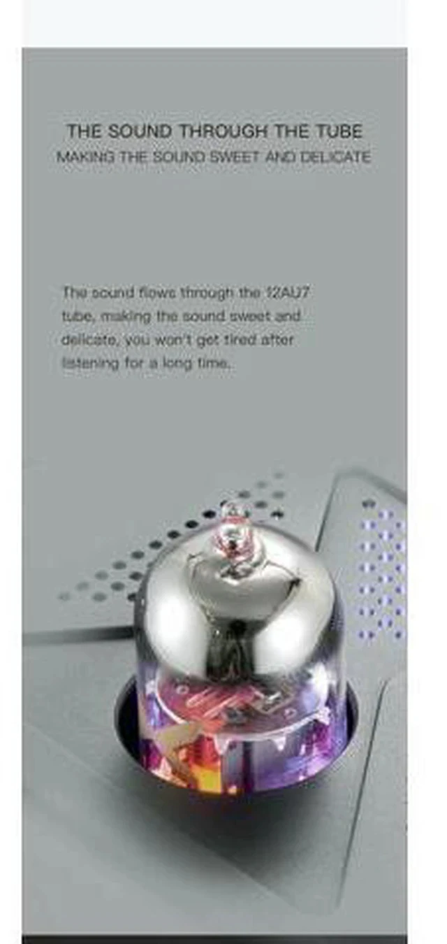 Alt view image 4 of 6 - MT-605 Power Amplifier 12AU7 Tube& Digital Amplifier TI TAP3116 Amp Chip Output Power 30W Per Channel