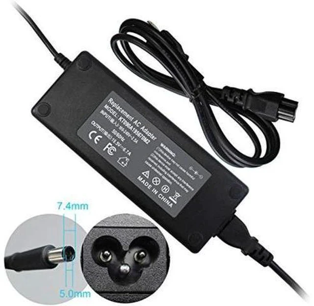 Alt view image 2 of 7 - PA-4E 130W 19.5V 6.7A DA130PE1-00 JU012 CM161 Laptop AC Adapter Charger for Dell 15 7000 7559,Docking Station XPS 15(L502x) 17(L702x) Alienware 13 R2 DA130PE1-00 Gaming Power Supply Cord