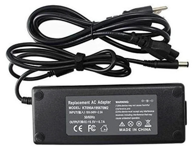 Alt view image 6 of 7 - PA-4E 130W 19.5V 6.7A DA130PE1-00 JU012 CM161 Laptop AC Adapter Charger for Dell 15 7000 7559,Docking Station XPS 15(L502x) 17(L702x) Alienware 13 R2 DA130PE1-00 Gaming Power Supply Cord