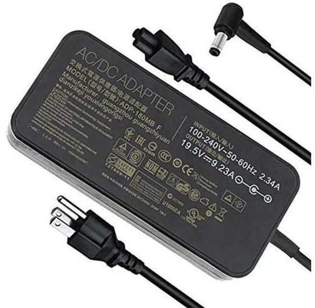 Main image of 19.5V 9.23A 180W Laptop Charger ADP-180MB F Fit for Asus ROG G750JM G751JM G750JS G75VW G75VX GL502VT G750JW G750JM G750JX G751JL G751JM G752VL G-Series Gaming Laptop AC Adapter