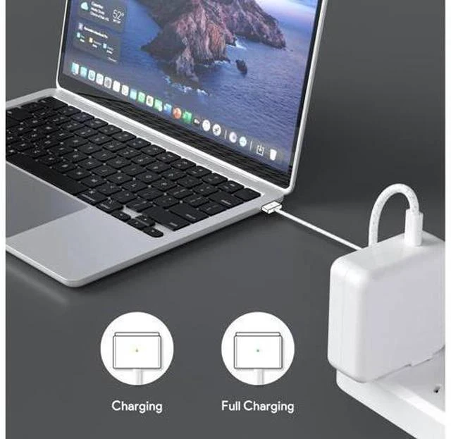 Alt view image 2 of 7 - 96W Mac Book Pro Charger- Compatible with MacBook pro 14 inch(2021-2023) & Mac Book air 13/15 inch(2022-2024),Include 6.6FT USB C to 3 Braided Cable