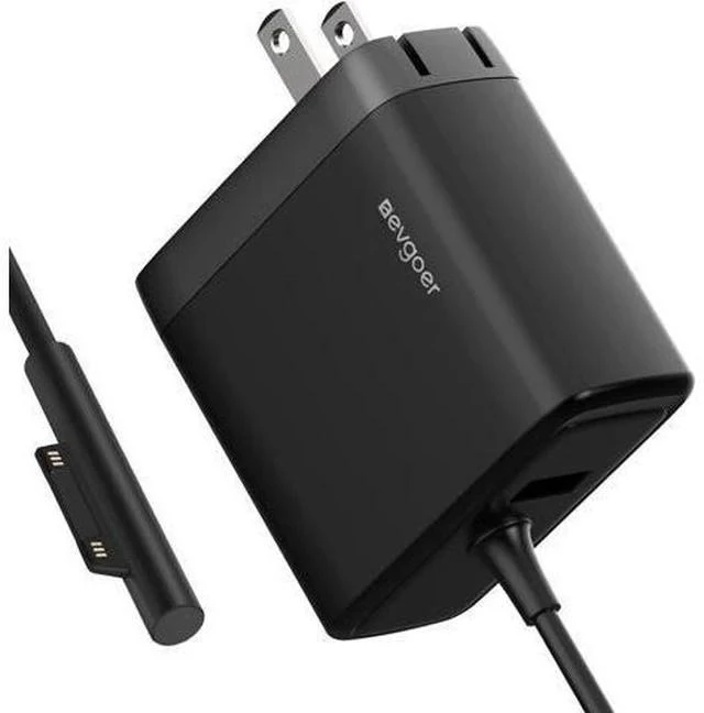 Main image of Surface Charger 65W Surface Pro Charger for Surface Pro 3/4/5/6/7/8/9/10/X Power Adapter Compatible for Both Surface Book/Laptop/Tablet Support 44W 36W (Foldable AC Plug)