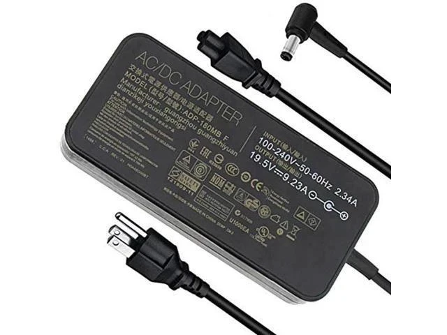 Alt view image 6 of 7 - 19.5V 9.23A 180W Laptop Charger ADP-180MB F Fit for Asus ROG G750JM G751JM G750JS G75VW G75VX GL502VT G750JW G750JM G750JX G751JL G751JM G752VL G-Series Gaming Laptop AC Adapter