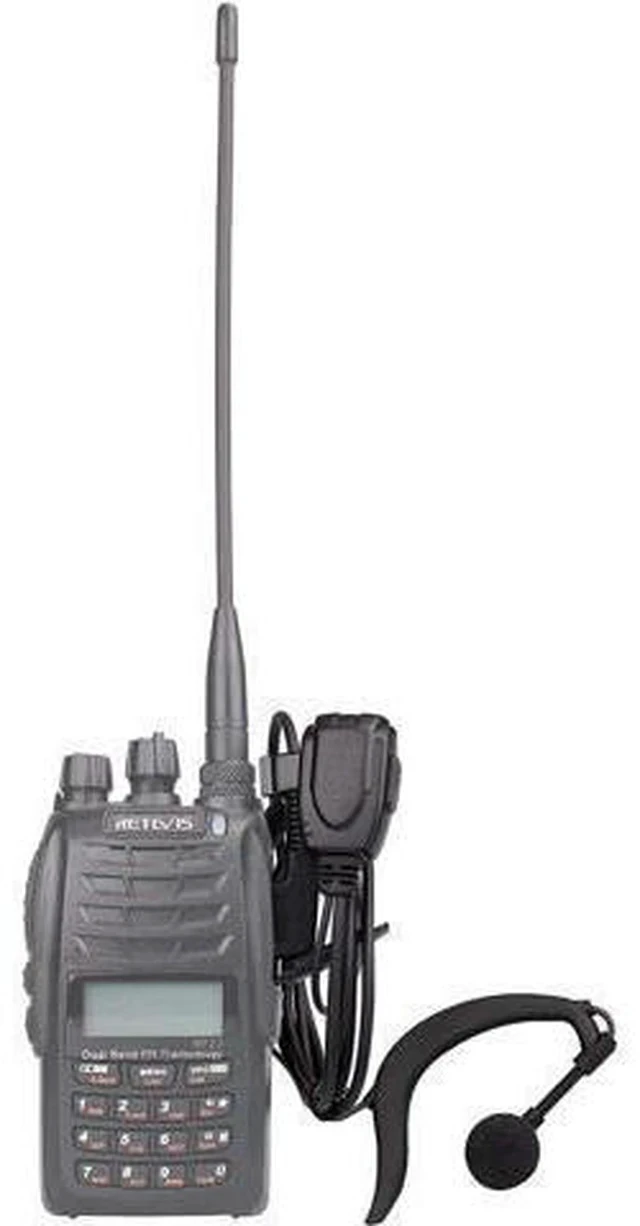 Alt view image 6 of 6 - Retevis Walkie Talkie Earpiece Compatible H-777 RT22 RT21 RT68 RT22S H-777S RT27 Baofeng 888S UV-5R,Two Way Radio G Type Length Adjustable Headset with Mic(10 Pack)