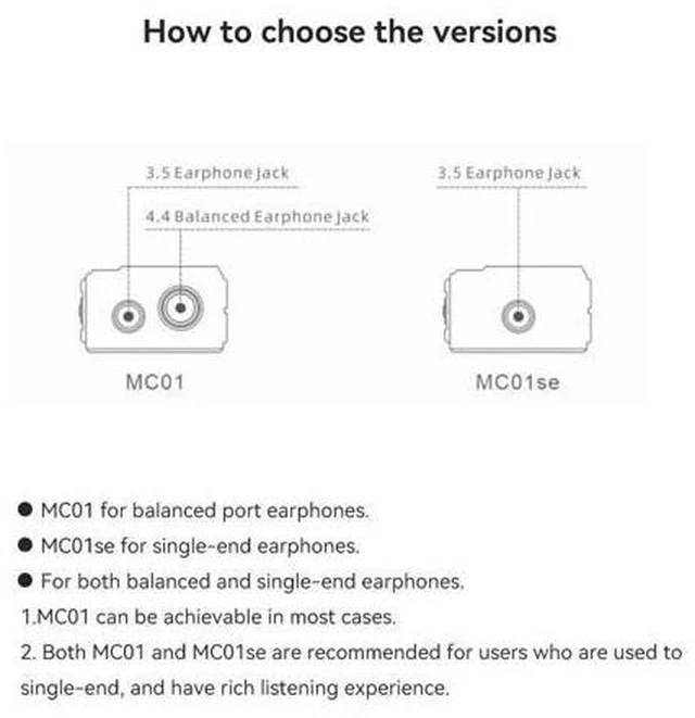 Alt view image 6 of 7 - MC01/MC01se Portable USB DAC/AMP Dual Flagship CS43131 HiFi Decoder Headphone Amplifier 4.4mm/3.5mm Type-C USB (MC01SE Red)