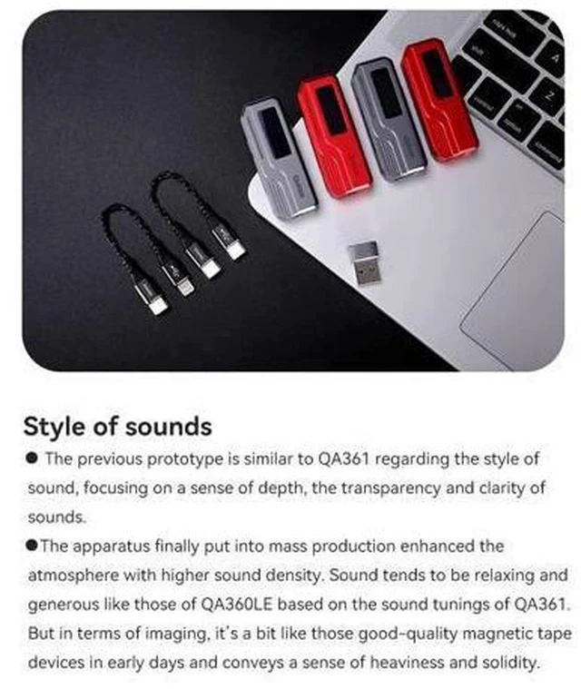 Alt view image 7 of 7 - MC01/MC01se Portable USB DAC/AMP Dual Flagship CS43131 HiFi Decoder Headphone Amplifier 4.4mm/3.5mm Type-C USB (MC01SE Red)