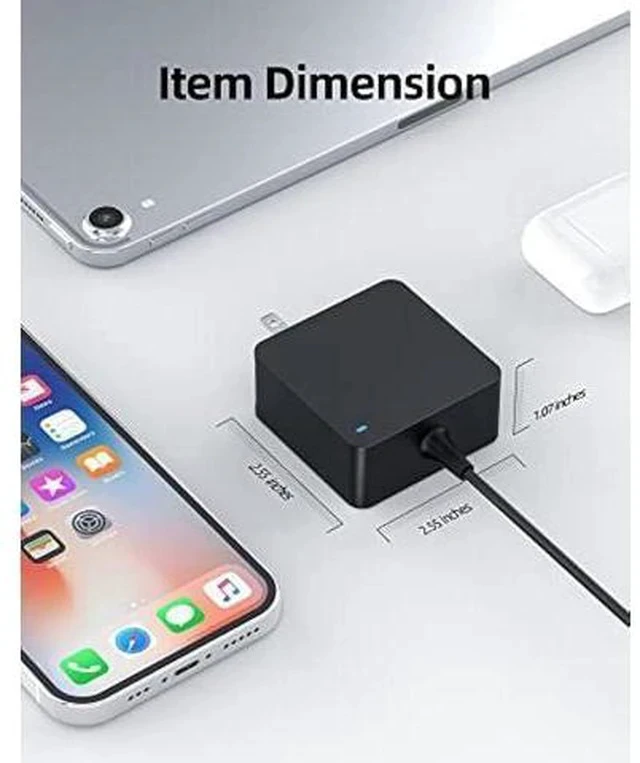 Alt view image 5 of 7 - AC Charger Fit for Asus Vivobook S15 S530FA S530FN S530F S530UN S530UA S530UF S530U S530 S530FAR Laptop 7.5Ft Power Supply Adapter Cord