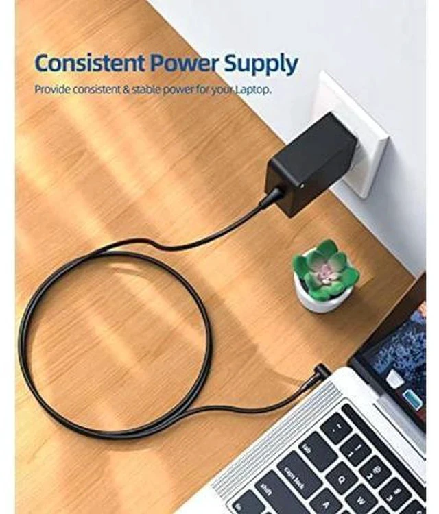 Alt view image 7 of 7 - AC Charger Fit for Asus Vivobook S15 S530FA S530FN S530F S530UN S530UA S530UF S530U S530 S530FAR Laptop 7.5Ft Power Supply Adapter Cord