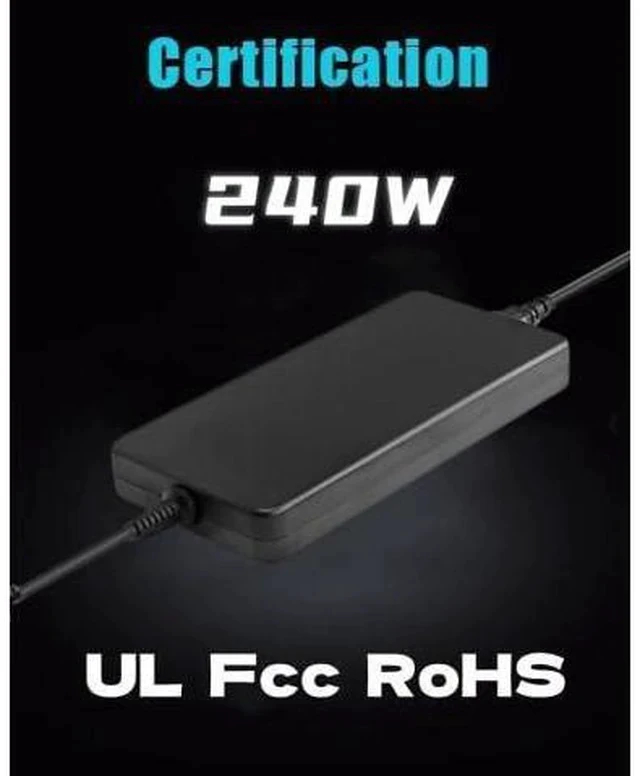 Alt view image 4 of 7 - 240W Laptop Charger for Precision 7680 7450 7760 7520 7530 7560 7510 7710 7720 7730 7740 7750 7770 7780 7670 3540 3520 M4800 M4400 M6700 M4500 M4600 M4700 Power Adapter