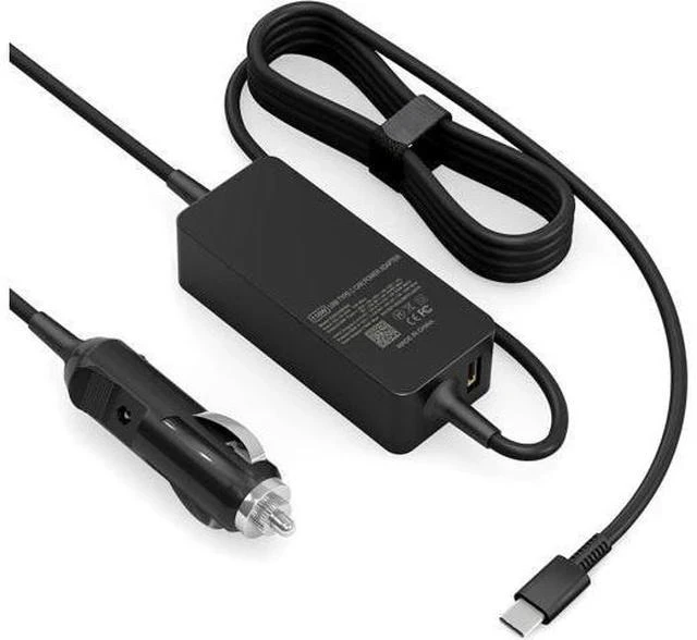 Main image of 100W Car Charger Laptop Car Charger Compatible with Latitude/Precision/XPS Compatible with MacBook Pro/Air Compatible with HP Spectre/Elitebook Compatible with DC Adapter
