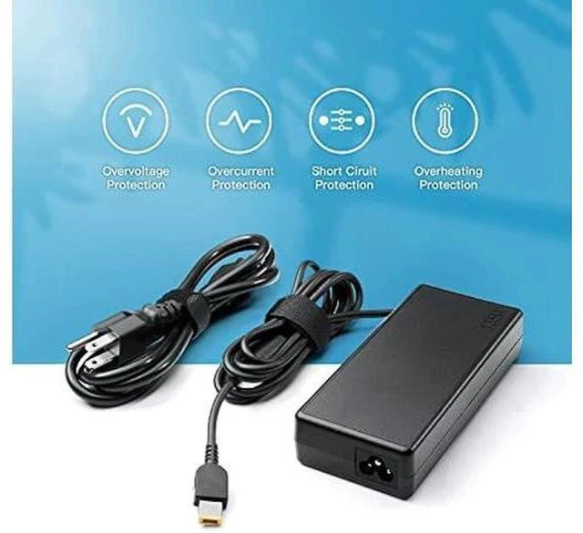 Alt view image 5 of 7 - 135W Laptop Charger Fit for Lenovo Thinkpad P1, 135W AC Adapter Slim Tip 4X20E50558