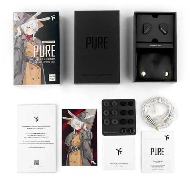 Alt view image 3 of 4 - Pure 1DD+3BA Hybird Wired in-Ear Earphones 3.5mm Plug 0.78mm 2pin Headphones