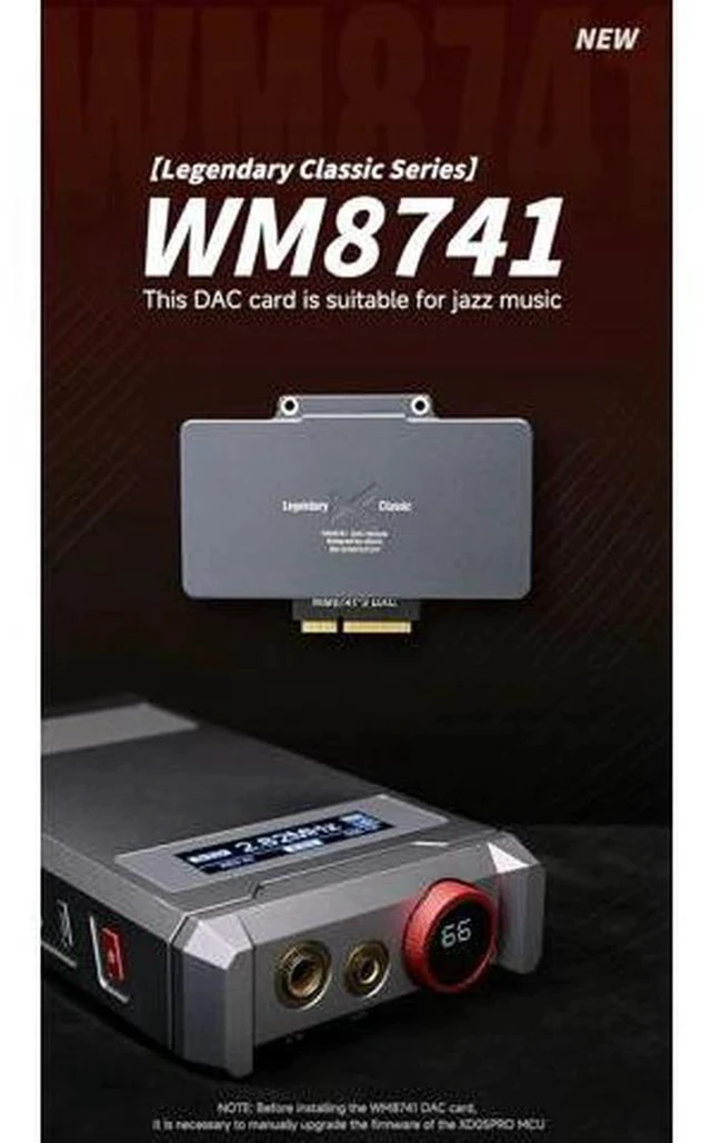 Alt view image 5 of 7 - WM8741 DAC Card for XD05 PRO and TA-32 Suitable for Jazz Music