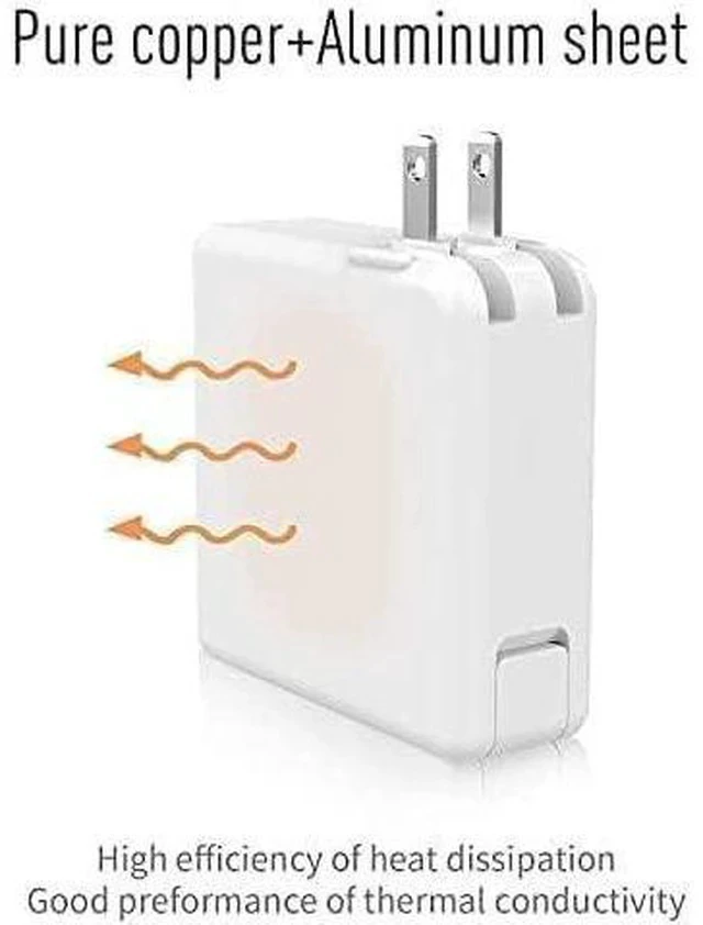 Alt view image 5 of 7 - Universal Charger 60W L-Tip Laptop Charger Compatible with Mac Book Pro Before Mid 2012 Magnetic Powerful Connect Original Quality