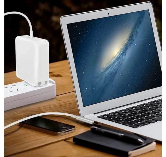 Alt view image 7 of 7 - Universal Charger 60W L-Tip Laptop Charger Compatible with Mac Book Pro Before Mid 2012 Magnetic Powerful Connect Original Quality
