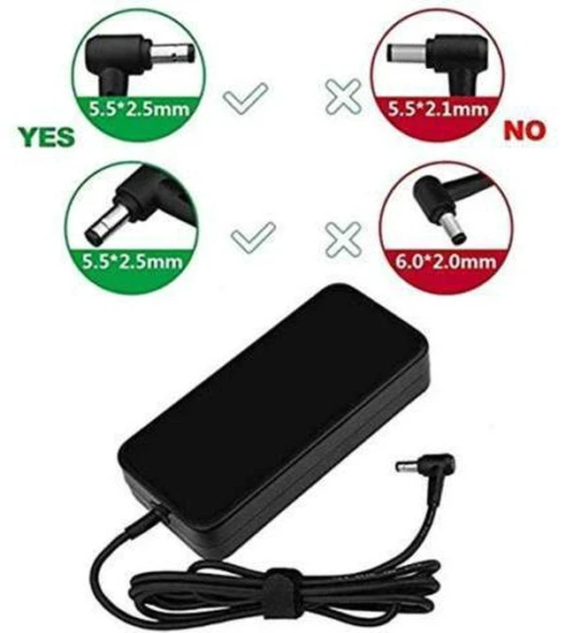 Alt view image 3 of 6 - New 19.5V 9.23A 180W Laptop Charger for ROG G750JM G751JM G750JS G75 G75VW G75VX GL502VT G750JW G750JM G750JX G751JL G751JM G752VL ADP-180MB F FA180PM111 G-Series Gaming Laptop