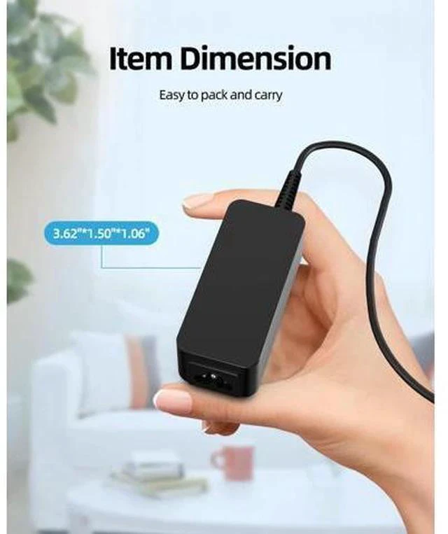 Alt view image 4 of 7 - Fast Chromebook Charger for HP Chromebook Charger - (UL Safety Certified Product) 45W