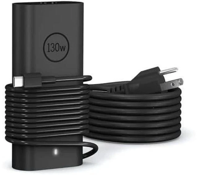 Main image of 130W USB C Laptop Charger Compatible with Dell XPS 15/17,9575Precision 5750 5570 5550 5530 3551 3550 3560 Latitude 5420 5510 7410 7310 7210 9410 9510 AC Cable