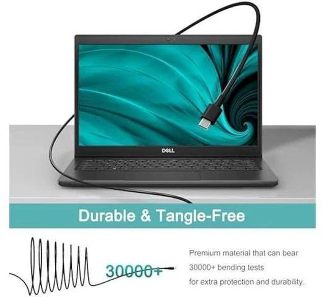 Alt view image 6 of 7 - 130W USB C Laptop Charger Compatible with Dell XPS 15/17,9575Precision 5750 5570 5550 5530 3551 3550 3560 Latitude 5420 5510 7410 7310 7210 9410 9510 AC Cable
