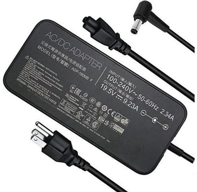 Main image of New Slim 19.5V 9.23A 180W Laptop Charger Fit for Asus ROG G750JM G751JM G750JS G75 G75VW G75VX GL502VT G750JW G750JM G750JX G751JL G751JM G752VL ADP-180MB F FA180PM111 G-Series Gaming Laptop