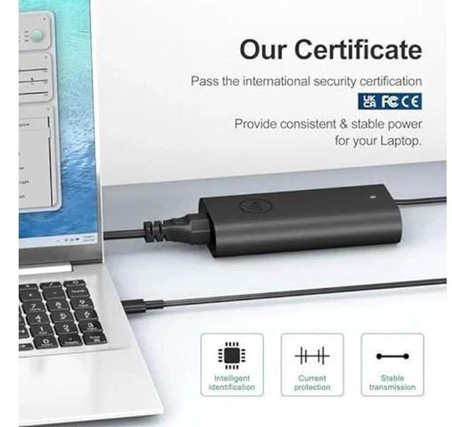 Alt view image 7 of 7 - 130W USB C Laptop Charger Compatible with Dell XPS 15/17,9575Precision 5750 5570 5550 5530 3551 3550 3560 Latitude 5420 5510 7410 7310 7210 9410 9510 AC Cable