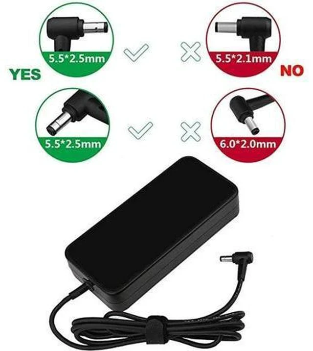 Alt view image 2 of 7 - New Slim 19.5V 9.23A 180W Laptop Charger Fit for Asus ROG G750JM G751JM G750JS G75 G75VW G75VX GL502VT G750JW G750JM G750JX G751JL G751JM G752VL ADP-180MB F FA180PM111 G-Series Gaming Laptop