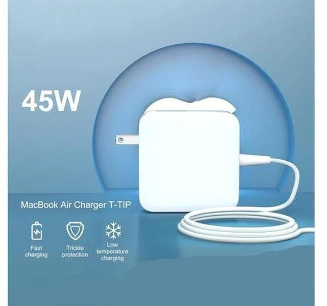 Alt view image 2 of 7 - 45W A1436 A1466 A1465 MacBook Air Charger Fast T-Tip Power Adapter for MacBook Air 11 13 inch Laptop Retina After Mid 2012 (45W)
