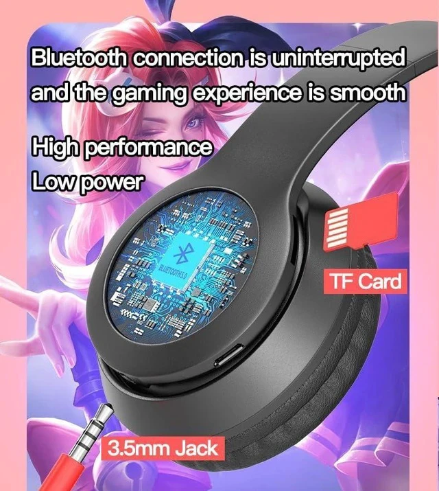 Alt view image 4 of 7 - SOEWIOU Upgraded Hybrid Active Headphones with Transparent Modes Playtime Wireless Bluetooth with Mic, Deep Bass Soft-Earpads Fast Charging-Black